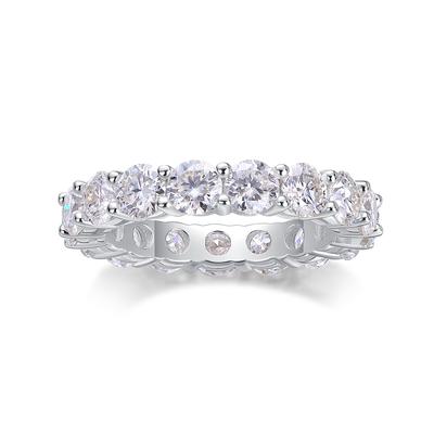 S925 Silver Star Ring Moissanite Women'S Ring Closed Ring
