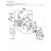 VOUVOU Car accessories steering system GJ6A-33-024C front knuckle bush ring for Mazda 6 2002-2008 GG GY 33-022 GJ6A-33-023C