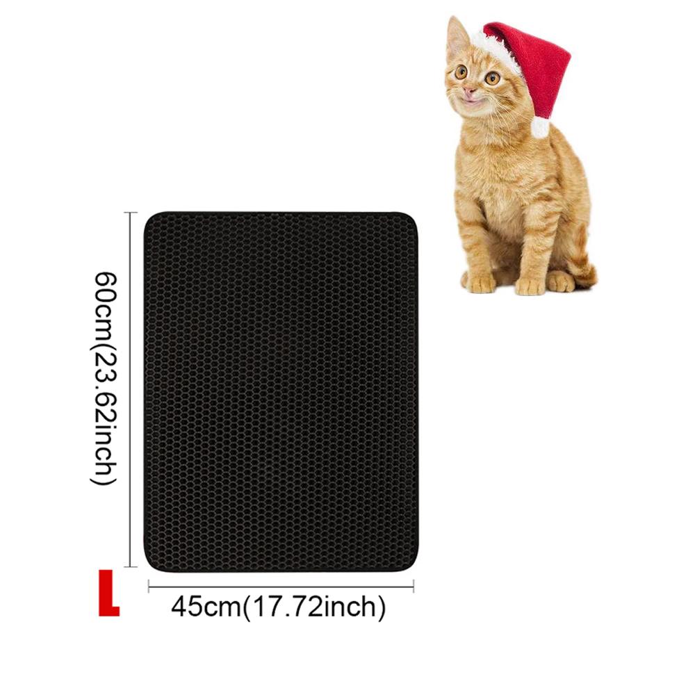 1PC Cat Litter Mat Super Smooth Surface EVA Material L-45*60cm