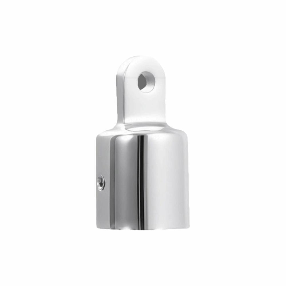 316 Stainless Steel Deck Hinge Slide Cap 22mm Pipe External Eye End Canopy Tube End  External Tube