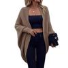Women's Knit Cardigan Open Front Sweater Long Sleeve Casual Loose Cover Up