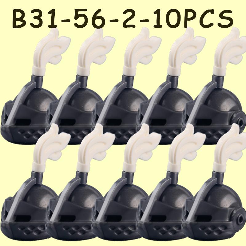 MOC Medieval Military Castle Soldier Figures Helmets Series Building Blocks Knights Accessories Warrior Hat  Bricks Toys Gifts