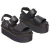 Dr. Martens Voss Leder Mode Trend Einriemen Sandalen 4,5cm Herren Sandalen Schwarz 31537001