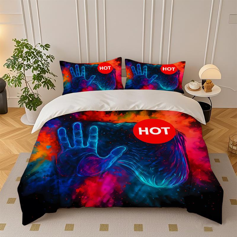 

Quilt Cover Three-Piece Quilt Cover Set 140cm * 200cm - cover + and 1 piece