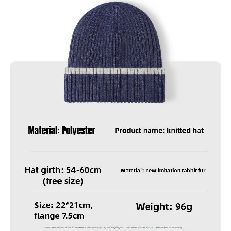 1 peça Gorro de Malha de Inverno para Homens e Mulheres, Touca Suave Térmica para Exterior, Calor, Gorro Skull para Clima Frio, adequado para Esqui, caminhada