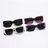 Large Frame Trendy Sunglasses Wide Foot Hollow Letters Sunglasses Women's Fashion Square Frame Sunglasses