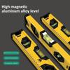 30/40/50cm High Precision Level Ruler Portable Magnetic Spirit Level Aluminum Alloy Leveling Tool Measurement Bubble Level Gauge