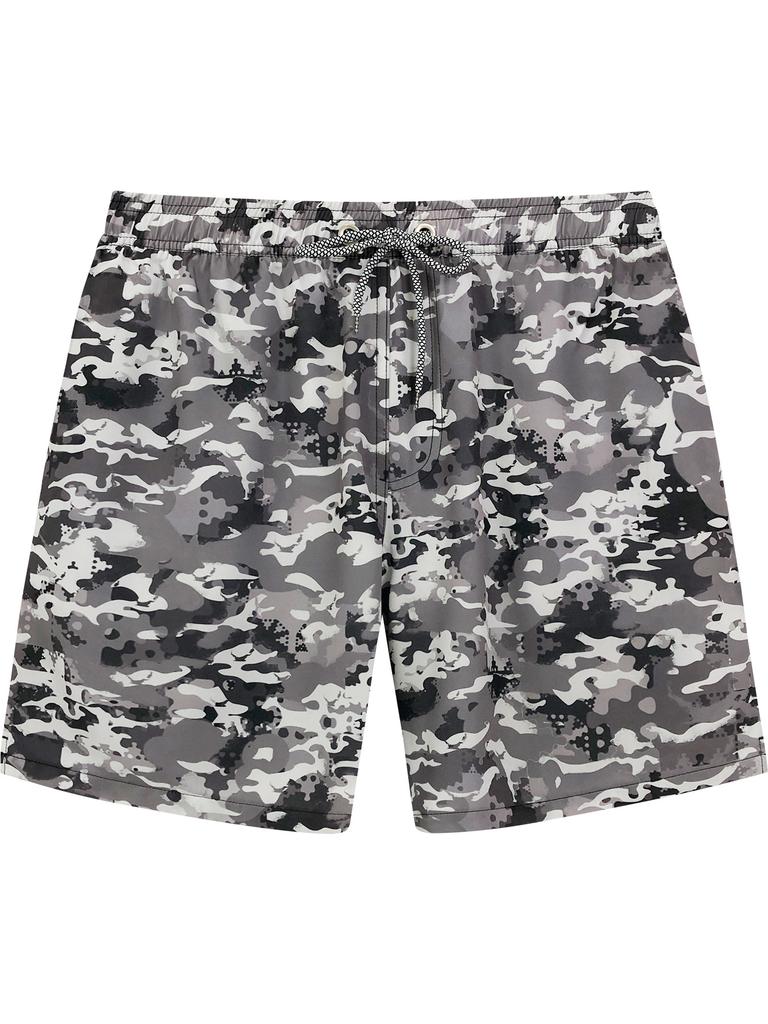 European And American Loose Casual Hawaiian Flower Shorts Men'S Summer Youth Floral Ice Silk Vacation Seaside Beach Pants
