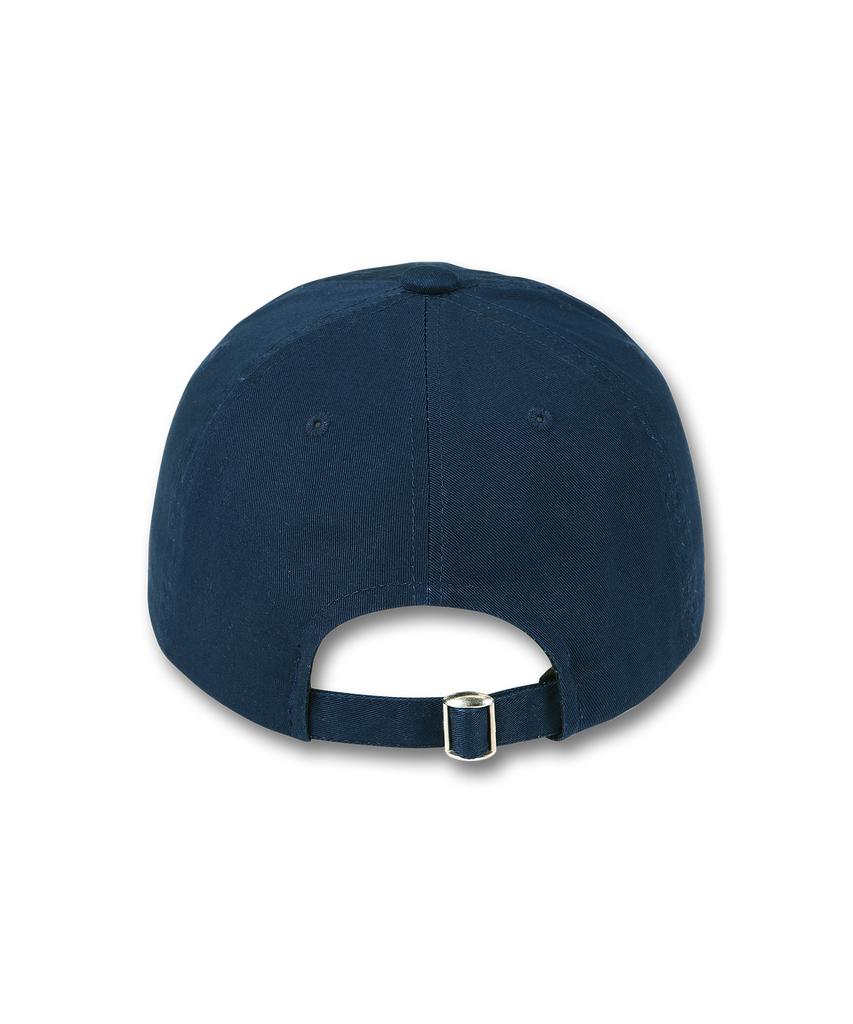 DOLPHIN WAVE APPAREL Dolphin Lettering Ball Cap Navy