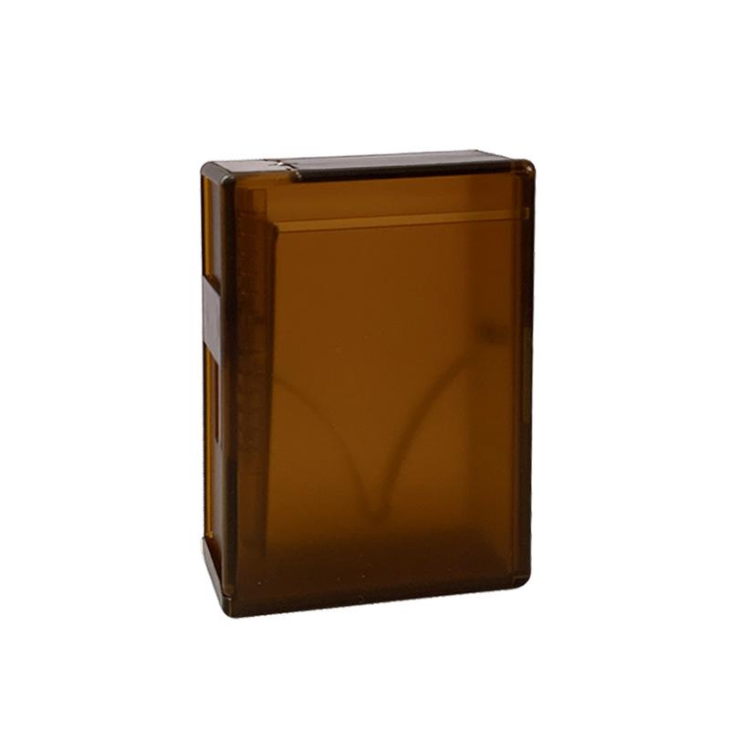 New Automatic Cigarette Box 20 Packs Automatic Cigarette Pack ABS Matte Surface Translucent Moisture-release Anti-pressure Box