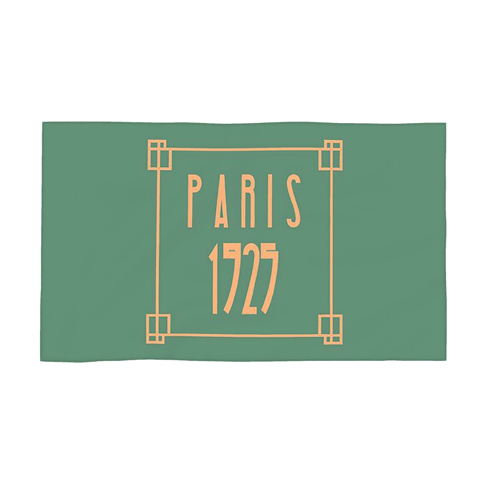 

Art Deco Design in Green Soft Face Towel Quick Dry Pool Bath Cotton Towels Absorbent Quick W40*H60(CM)
