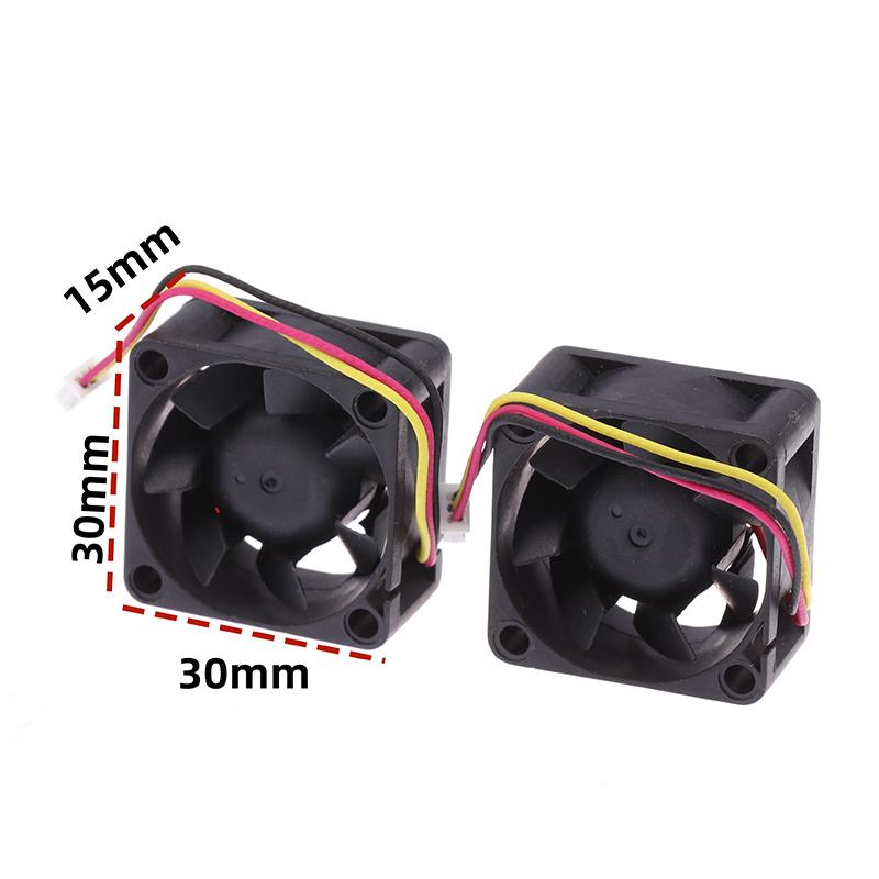 1/3/5Pcs 3015 Miniature Silent Fan Dc12V 0.11A 3Pin 30X30X15Mm Server Square Cooling Fan Diy Accessories