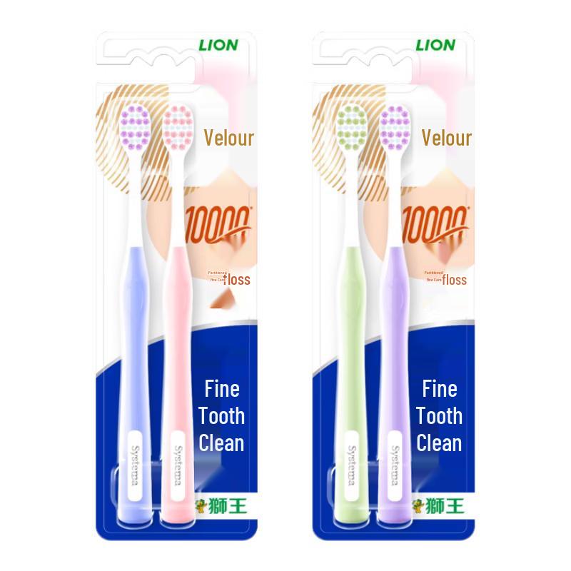 Lion Dentor Systema 10,000 Bristle Toothbrush 4-Pack