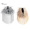 Rivet Charretera Shoulder Epaulette Decorative Pin Design Stage Decoration Hip-hop Style Fashion Chain Tassel for Men