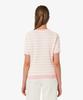 LACOSTE Women'S Scallop Crew Neck Short Sleeve Sweater Af900E-56G Ady