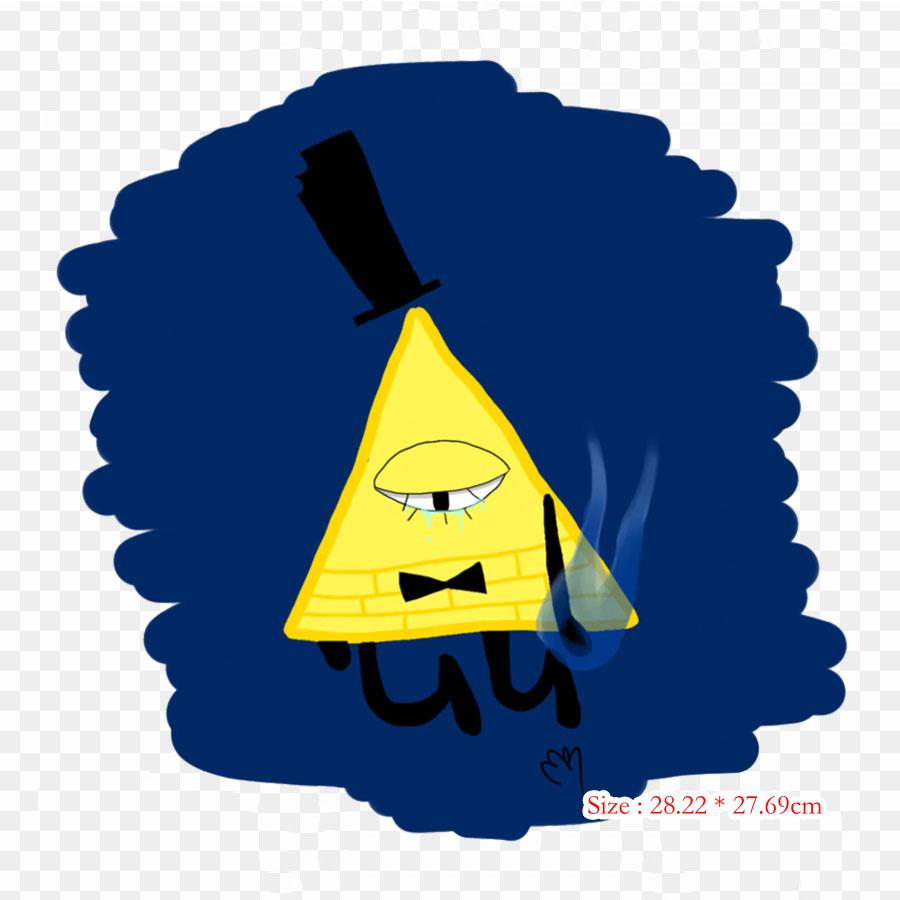 Bill Cipher Robbie Iron on Heat Transfer Printing Vinyl Patches Sticker for Clothes DIY Appliques Washable Patches