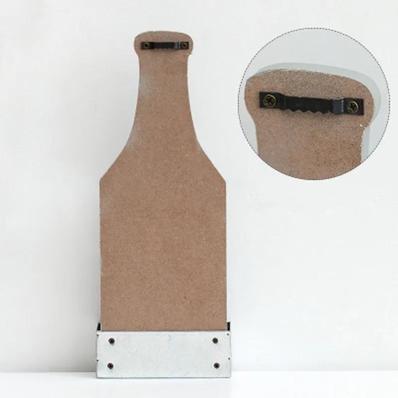 Wooden Wall Bottle Opener Retro Beer Bottle Opener Wall Hanging Creative Bar Restaurant Beer Bottle Openers Storage Home Decor