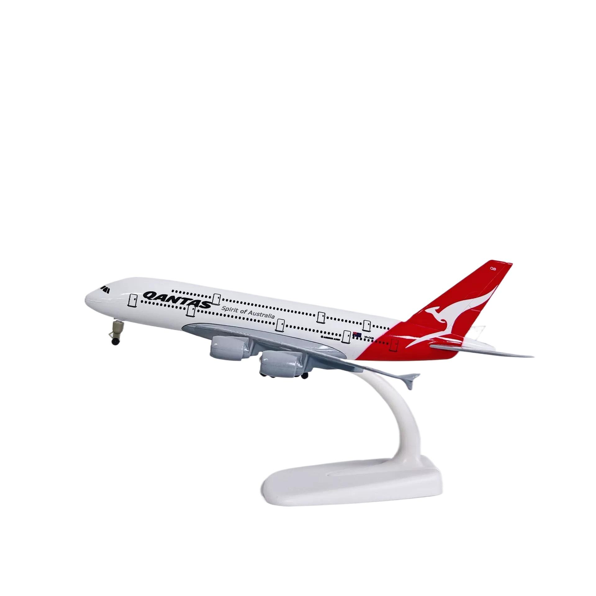 

Модель из металлического сплава 20 см Самолет авиакомпании Air Australia Airbus 380 Игрушка-самолет A380 Airways Модель самолета с подставкой Детали