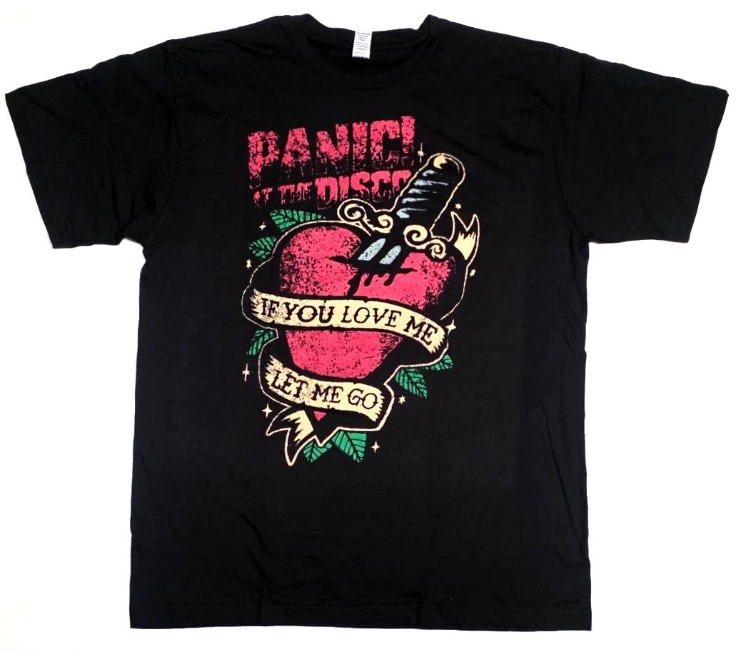 Panic At The Disco T-shirt Pop Rock Men s Tee Black New L