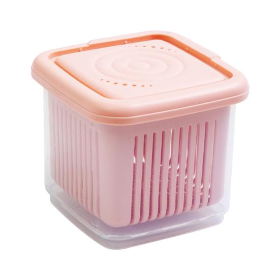 Úložný držák Víceúčelový Dvouvrstvý PP Kuchyňský Odkapávací design Držák na potraviny pro Domov