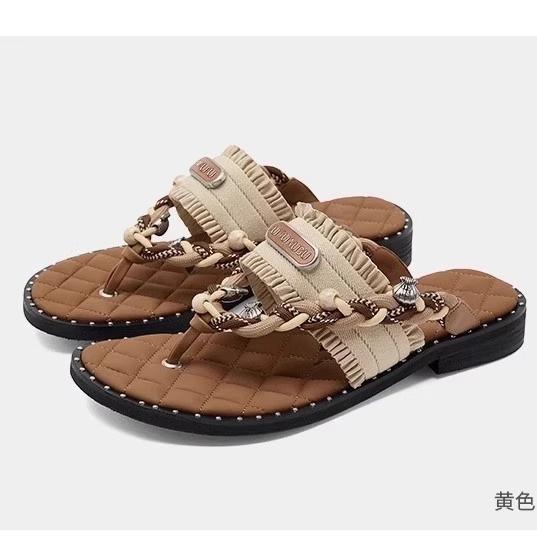 

Новые универсальные плетеные туфли-лодочки в французском ретро-стиле Юэю, модные шлепанцы с узором «елочка» для улицы, женские 40