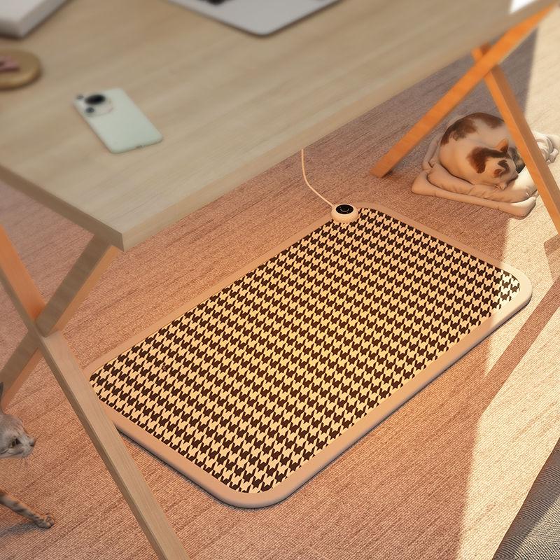 Electric Heated Foot Warmer Mat for Office - Winter Warmth Solution