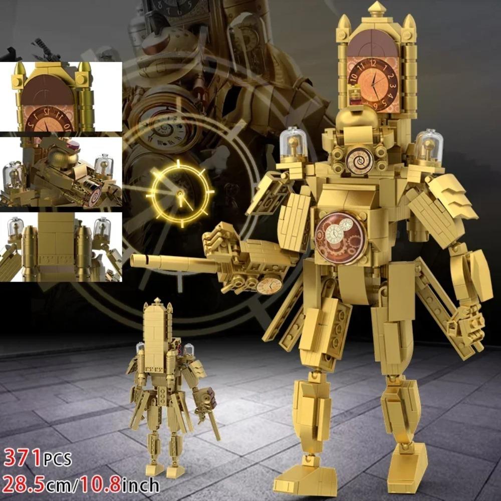 Moc Skibidi Toilet Action Figures Modello da costruzione Blocchi Camerman Titan Speakerman Surveillance Man TVMan Ragazzi Giocattoli per bambini Regali