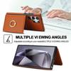Case for Samsung S26 S25 S24 S23 S22 S21 Plus Ultra Ring Card Insertion Protective Cover Full Coverage Plain With Holder