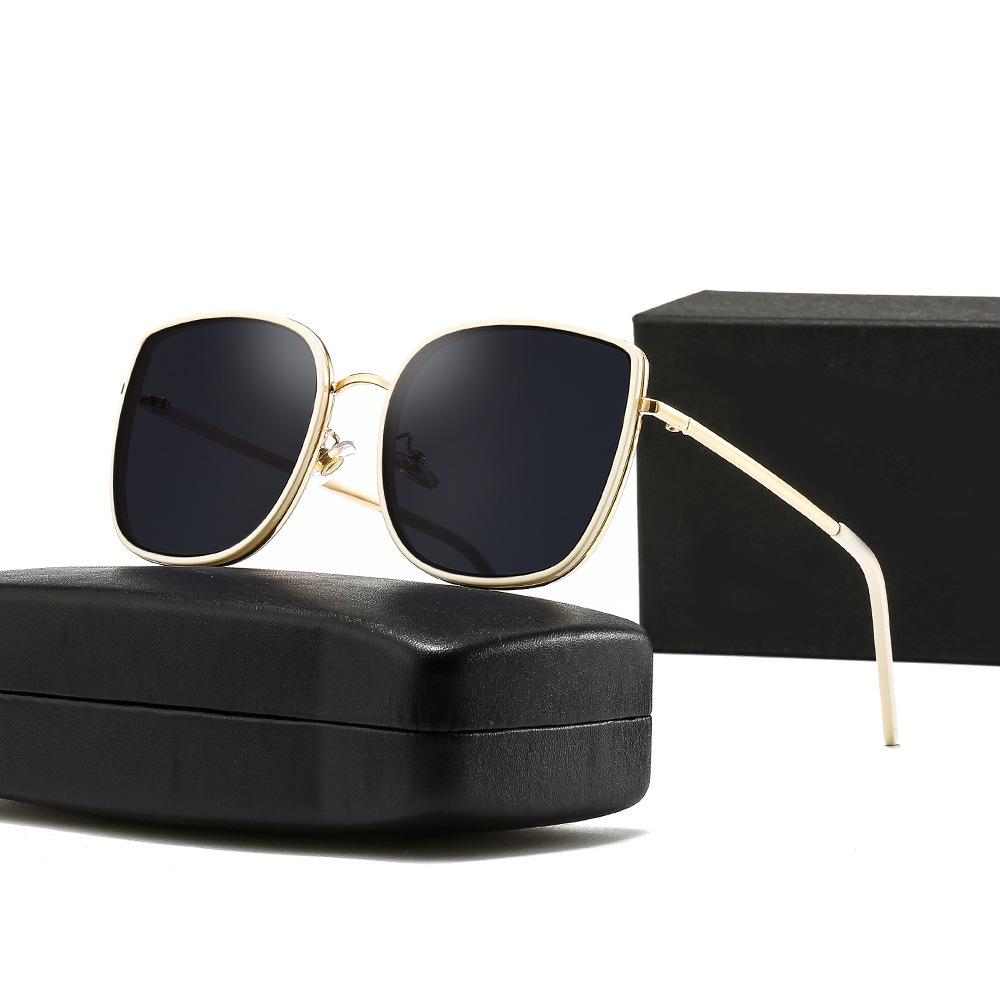 Polarized Unisex Oversized Anti-UV Sunglasses for Sunglasses for Live Broadcasts