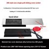 3 Holes 5 Holes Island Table Side Sliding Socket Hidden Type Multifunctional Upgraded Embedded Type Conference Desktop Socket