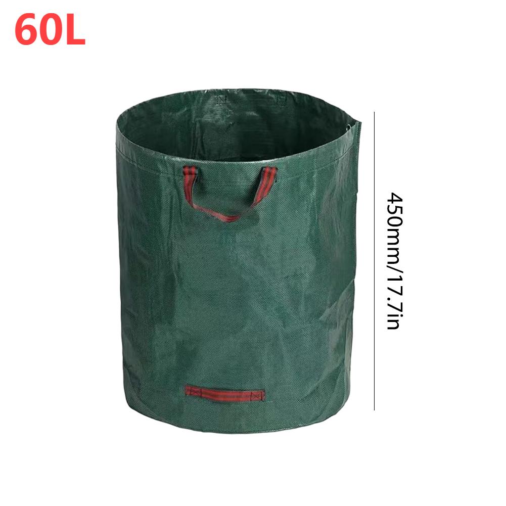 

60-500 л многоразовый садовый мешок большой емкости мешок для листьев легкий мусорный бак складной мешок садовый мусорный контейнер для отходов мешки для хранения