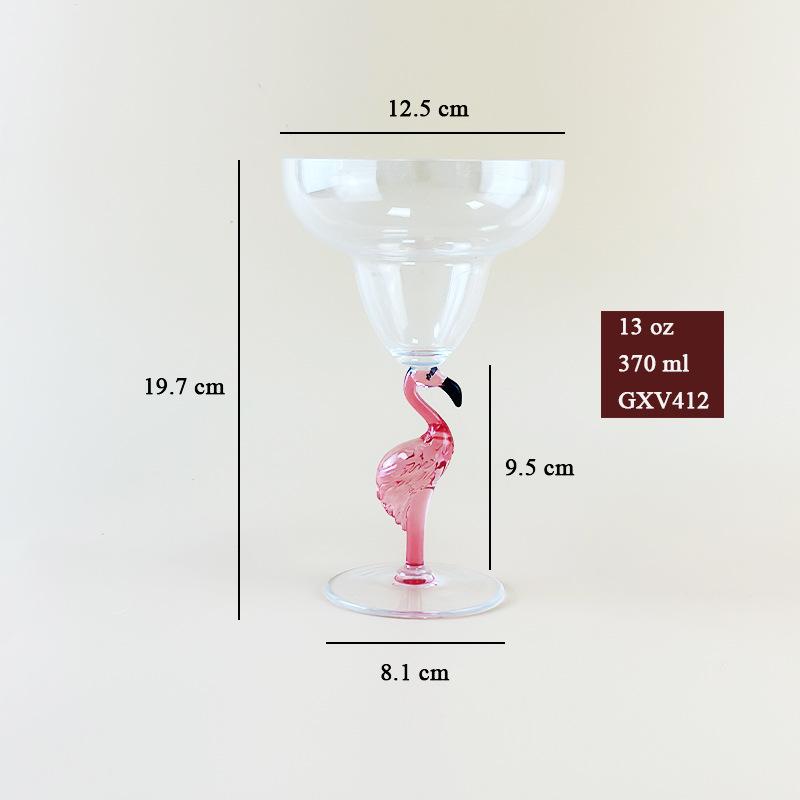 Acrylic Flamingo Cup Thickened Creative Plastic Juice Water Bottle