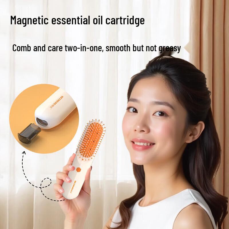 HEZHENG Essential Oil Atomizing Massage Comb CN Plug (adapter Included)