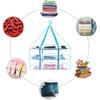 Fashion & Lifestyle Large Size Sweater Hanging Dryer, 3 Tier Folding Drying Rack, Lay Flat to Dry Mesh Clothes Hanger for Delicates and Swimsuit