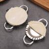 1PCS Stainless Steel Dumpling Mold Maker Kneading Clip Dumpling Skin Mold for Kitchen Household Small Tool