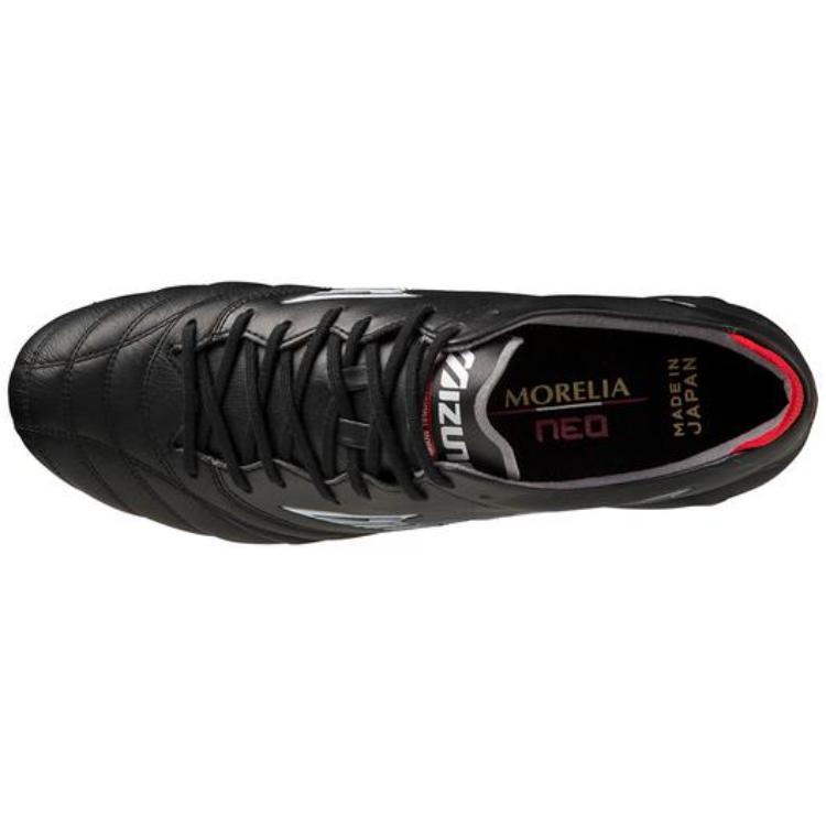 Mizuno Morelia Neo 4 Cushioning Soccer Shoes Unisex Black 540308-9000