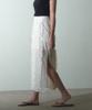 Hauseuobeupondeu Applique Banded Maxi Skirt_Ivory