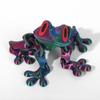 Stampa 3D Simulazione Rana di Fiume Articolata Rana Mobile Ornamenti Cucina Decorazione Casa Ufficio Animale Scrivania Giocattolo Magnete per Frigorifero