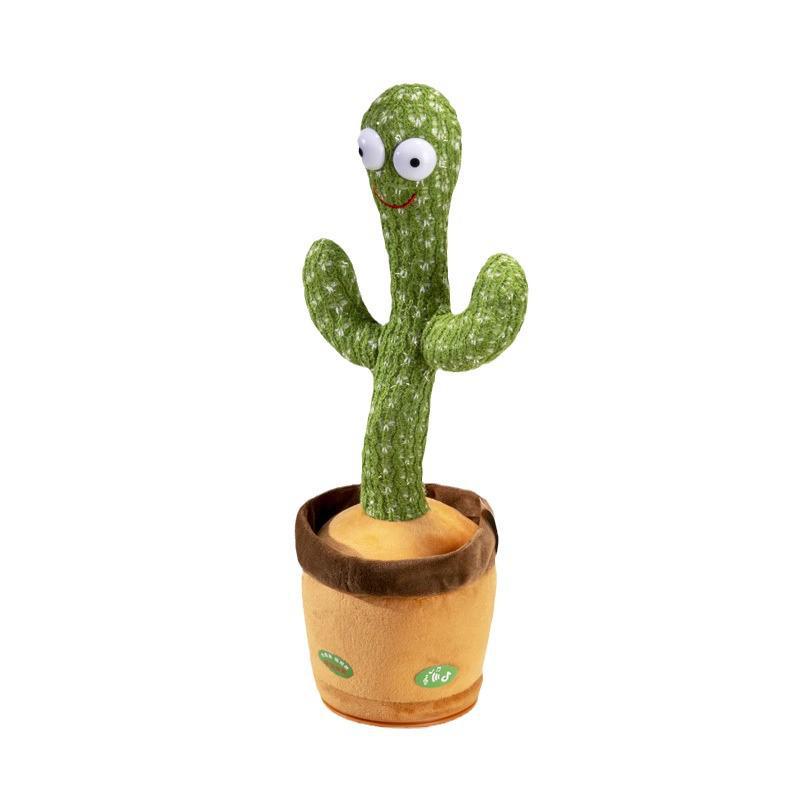 Dancing, Singing, and Light-Up Talking Cactus Plush Toy for Kids