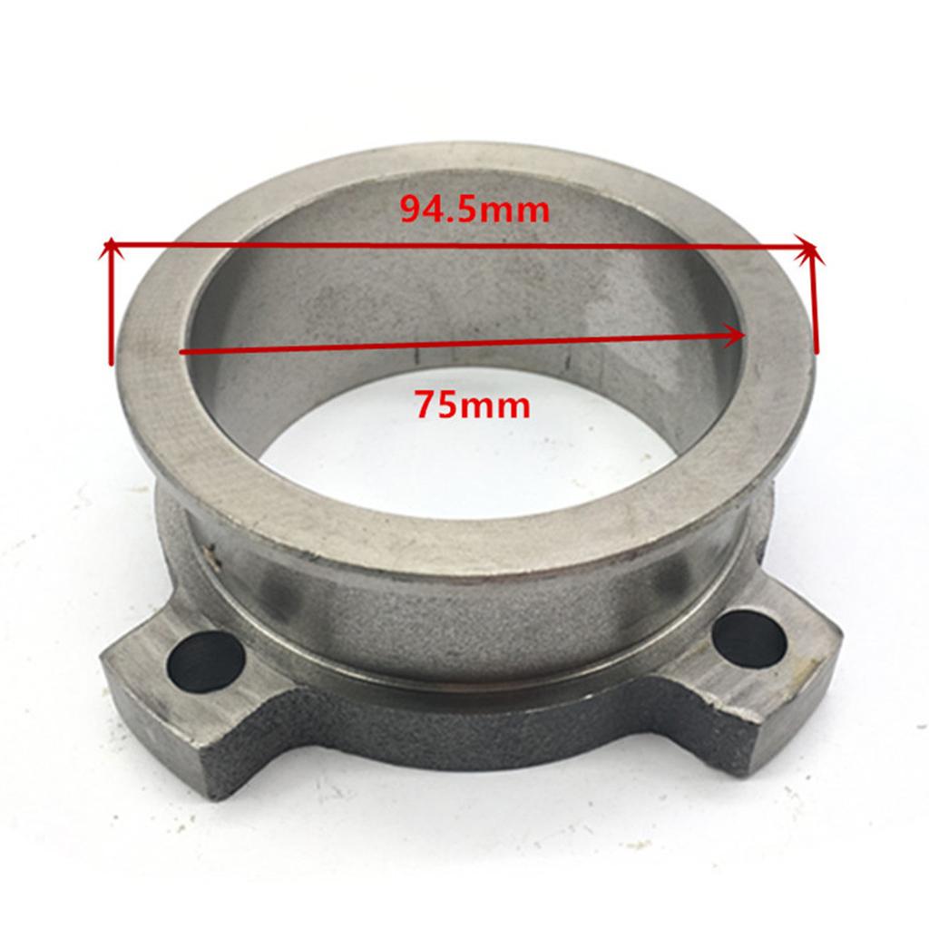 3" 4 Bolt Exhaust Downpipe Flange to 3" Inch V-Band Adapter Adaptor for GT35 T3