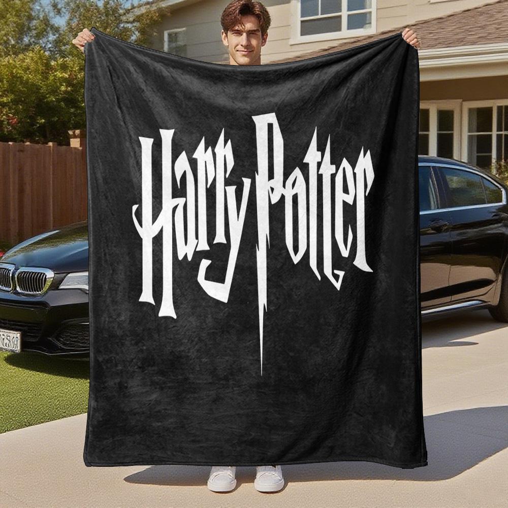 1pc Harry Potter Outdoor Flannel Throw Blanket All Season Soft Warmth,Home Decor 1031026