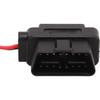 Socket Cable,OBD2 Socket Adapter 16Pin T Head Female Connector Power Cord for Cars with OBD