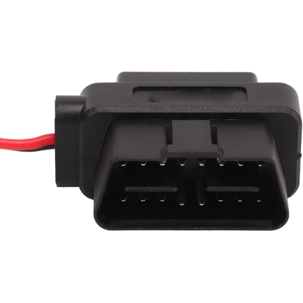 Socket Cable,OBD2 Socket Adapter 16Pin T Head Female Connector Power Cord for Cars with OBD