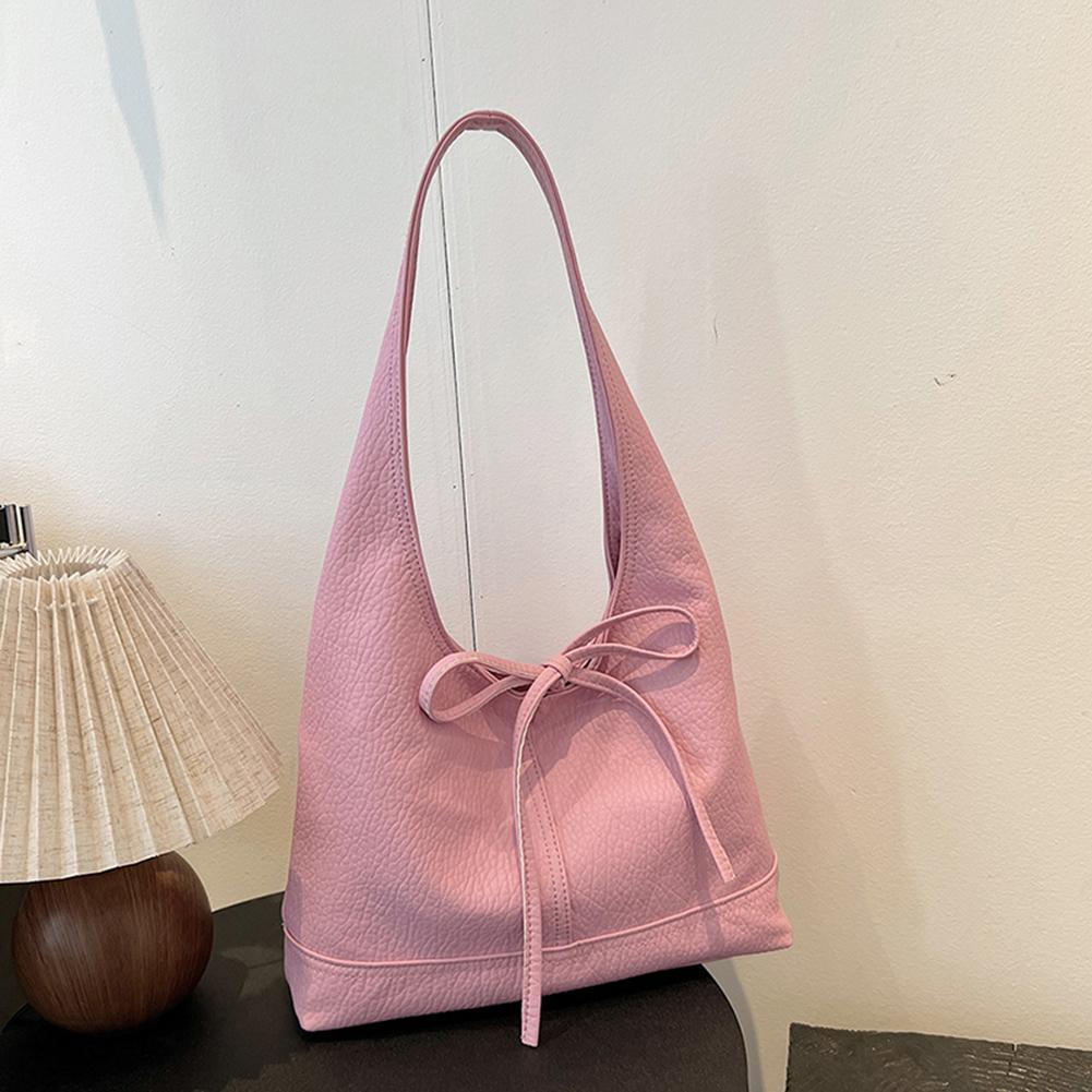 

Сумка через плечо для женщин с завязками-бабочками, сумка через подмышку из искусственной кожи, прочная сумка-хобо, большая вместительная сумка для путешествий, покупок, поездок на работу розы красного