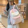 Schoolbag Lightweight Plaid Backpack Female Japanese ins Niche Junior High School Student School Bag Versatile Fashion Korean version ins Backpack