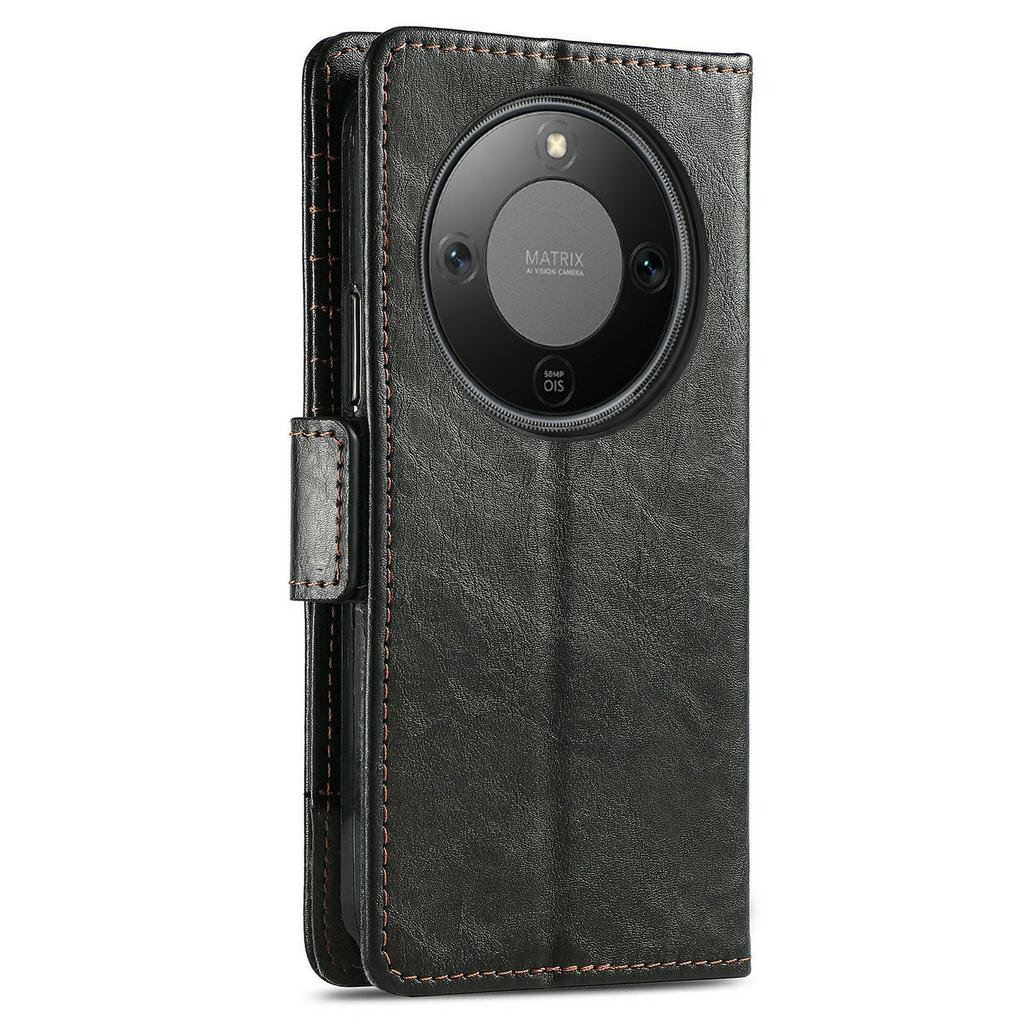 CASENEO For Honor X70 Pro 5G Phone Cases PU Leather Cover Stand with RFID Blocking Wallet