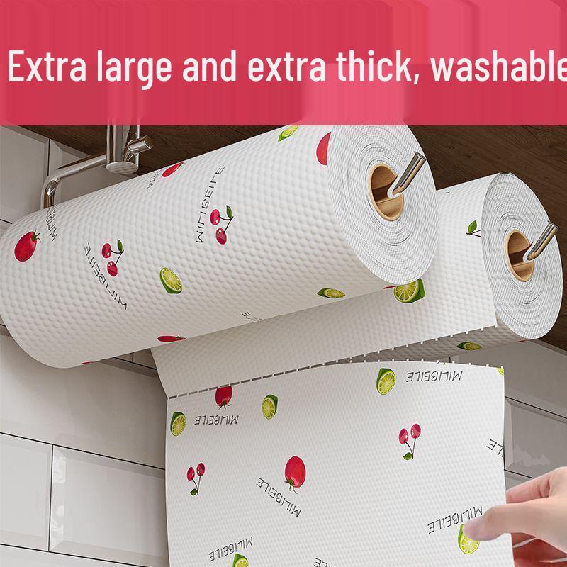 Enhanced Dual-Use Cloth: Thick, Absorbent Kitchen & Dishwashing Pad