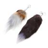 Stylish Bag Pendant Foxtail Key Charm Phone Case Adornments Fashion Keychain