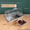 Stainless Steel Multifunctional Spice Jar Organizer & Display Tray