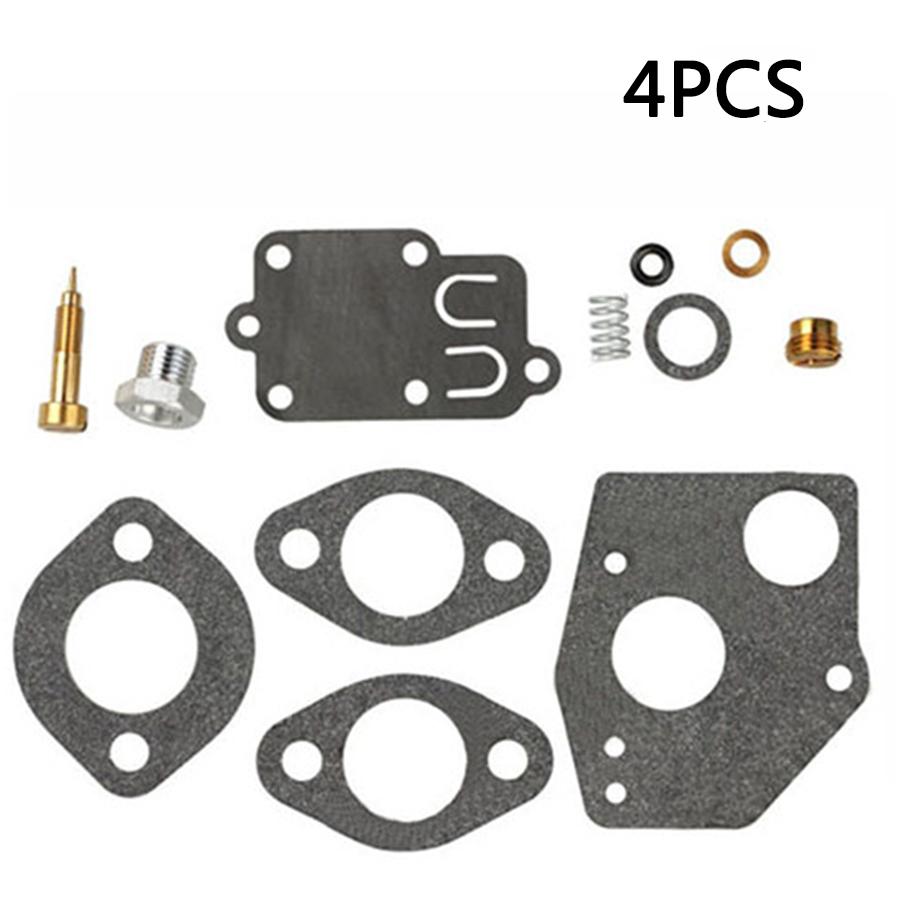 4PCS Carburetor Carb Rebuild Kit Fit Briggs & Stratton 495606 494624 3-5HP Engine